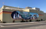 Colleen Chronister's Leprino mural graces the company's east plant near downtown Lemoore. 